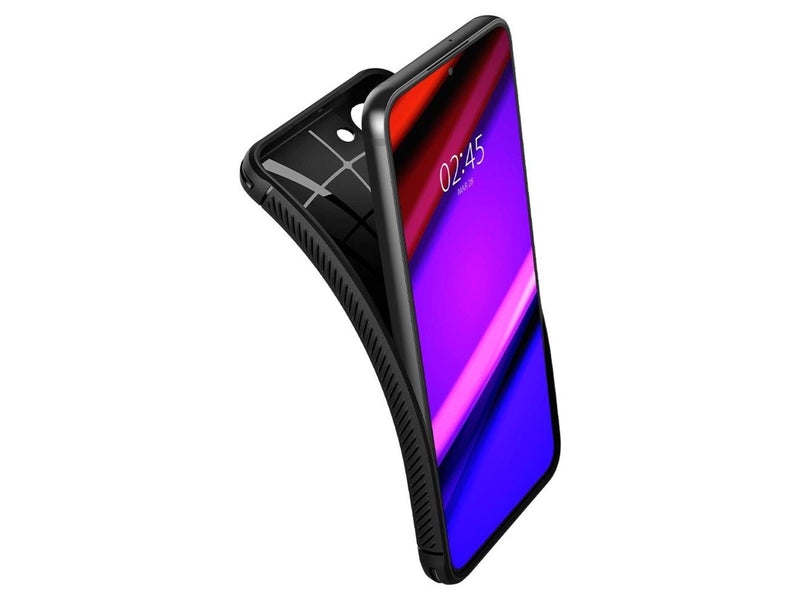 Spigen Rugged Armor - matte black - Samsung Galaxy S22