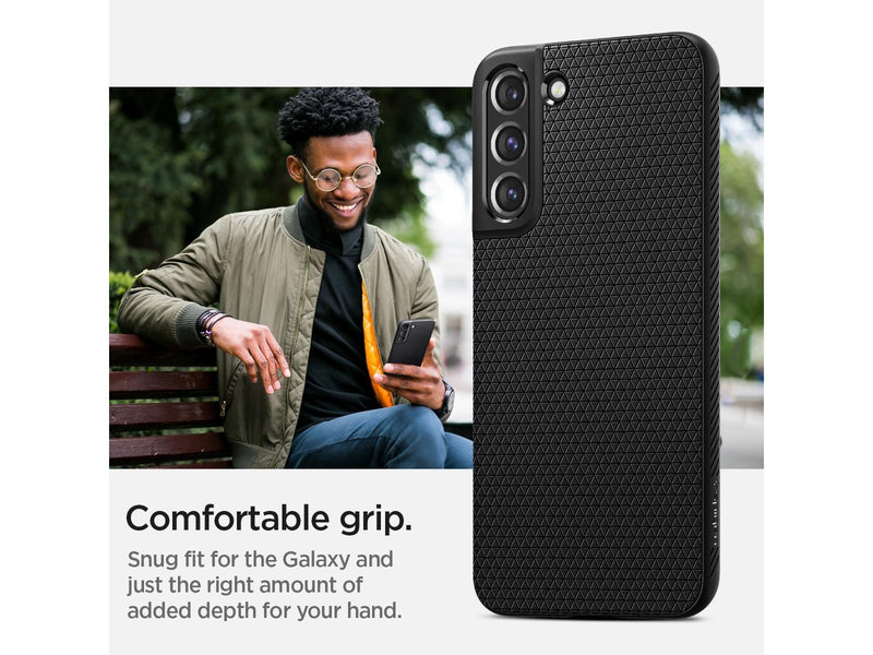 Spigen Liquid Air - matte black - Samsung Galaxy S22+