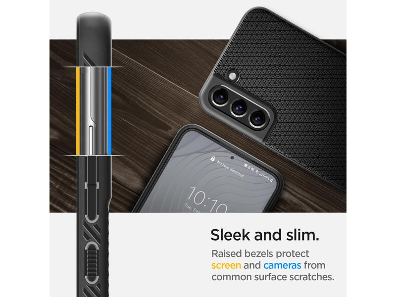 Spigen Liquid Air - matte black - Samsung Galaxy S22+