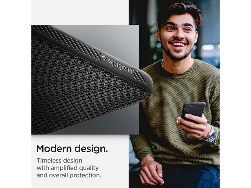 Spigen Liquid Air - matte black - Samsung Galaxy S22+