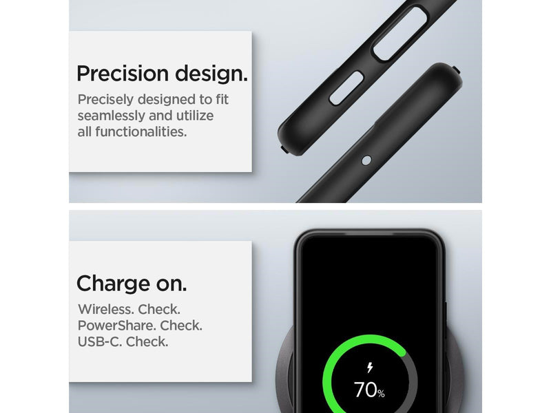 Spigen Ultra Hybrid - matte black - Samsung Galaxy S22