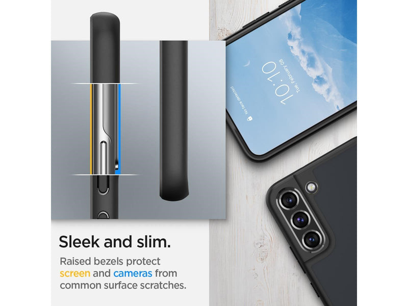 Spigen Ultra Hybrid - frost black - Samsung Galaxy S22