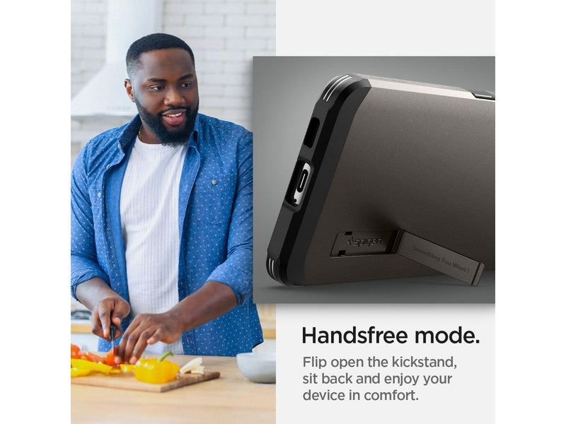 Spigen Tough Armor - gunmetal - Samsung Galaxy S22