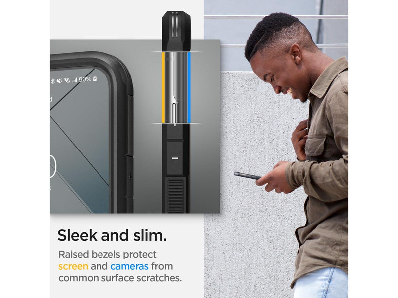 Spigen Tough Armor - gunmetal - Samsung Galaxy S22