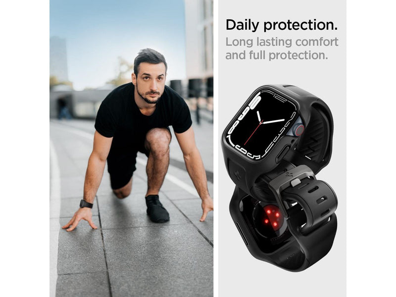 Spigen Liquid Air Pro - black - Apple Watch 9/8/7 41mm