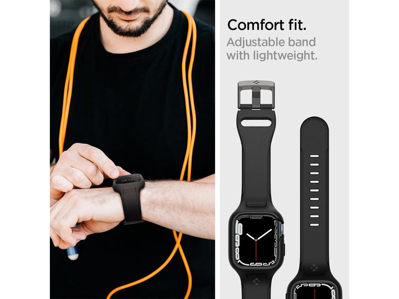 Spigen Liquid Air Pro - black - Apple Watch 9/8/7 41mm