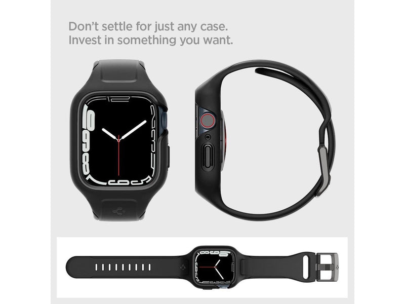 Spigen Liquid Air Pro - black - Apple Watch 9/8/7 41mm