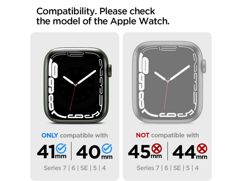 Spigen Liquid Crystal - clear - Apple Watch 41mm/40mm