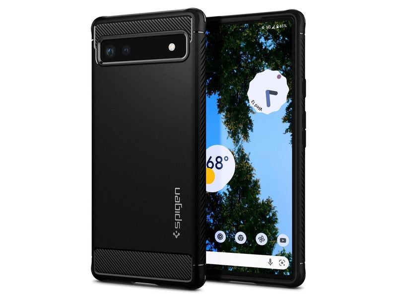 Spigen Rugged Armor - black - Google Pixel 6a