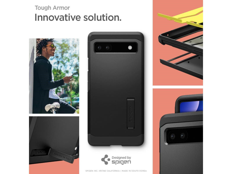 Spigen Tough Armor - black - Google Pixel 6a