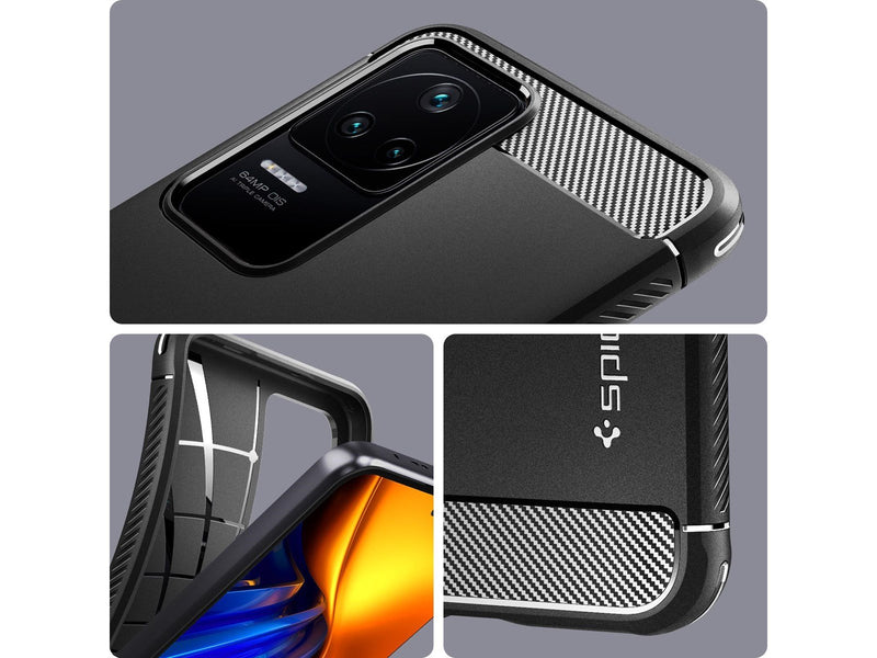 Spigen Rugged Armor - matte black - Xiaomi POCO F4/Redmi K40S