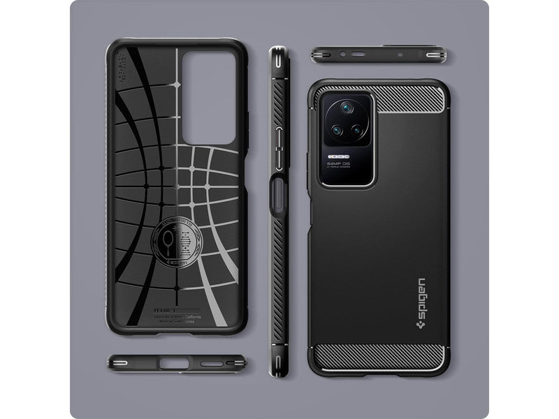 Spigen Rugged Armor - matte black - Xiaomi POCO F4/Redmi K40S