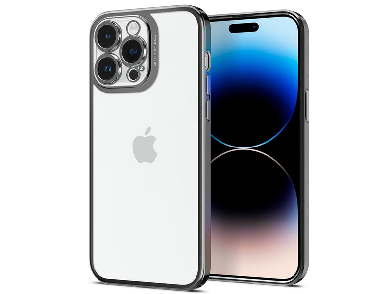 Spigen Optik Crystal - chrome gray - iPhone 14 Pro Max