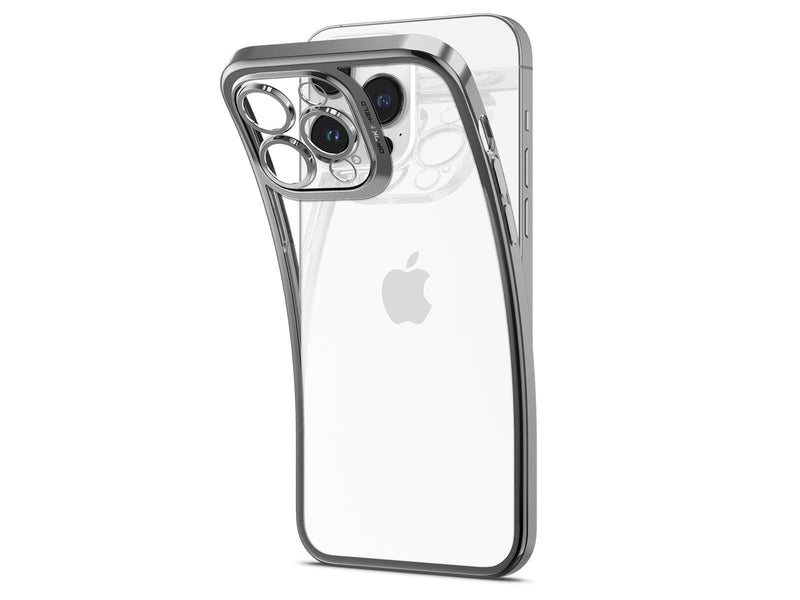 Spigen Optik Crystal - chrome gray - iPhone 14 Pro Max