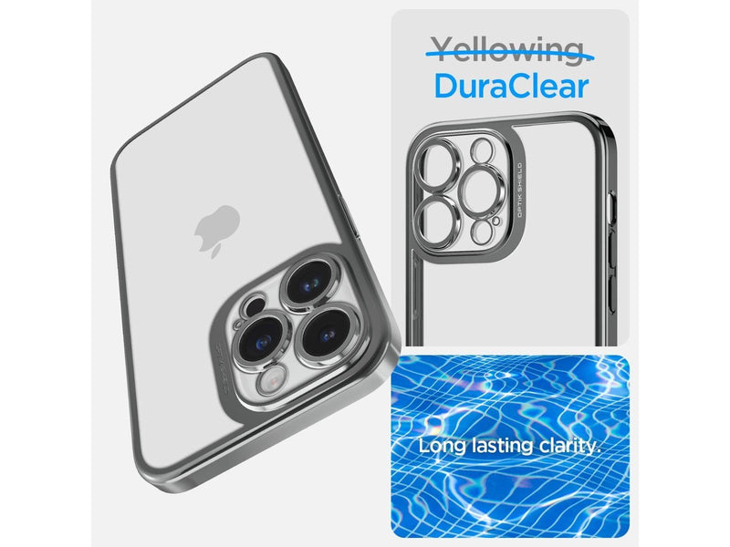 Spigen Optik Crystal - chrome gray - iPhone 14 Pro Max