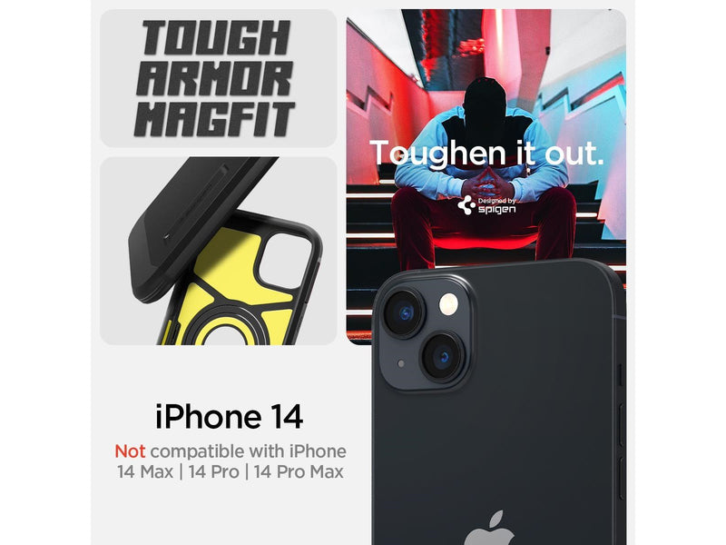 Spigen Tough Armor MagSafe - black - iPhone 14