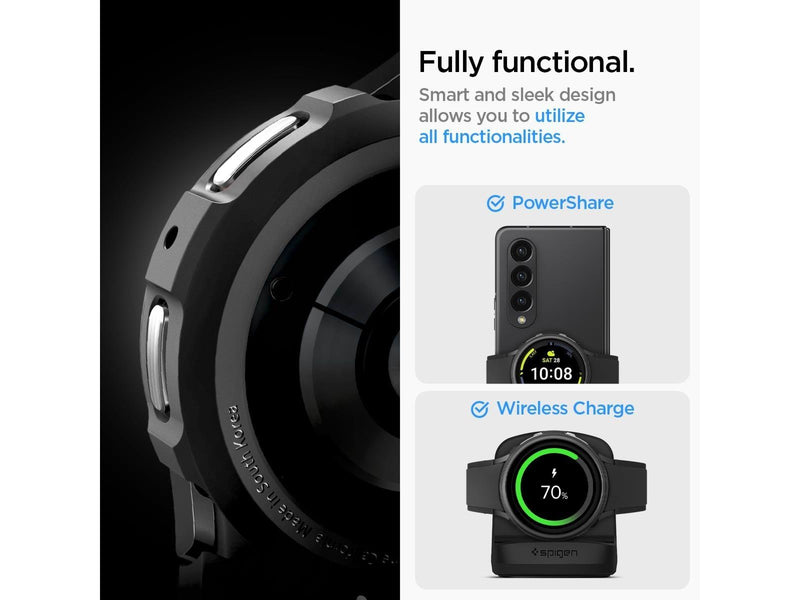 Spigen Liquid Air - black - Samsung Galaxy Watch5 Pro 45mm