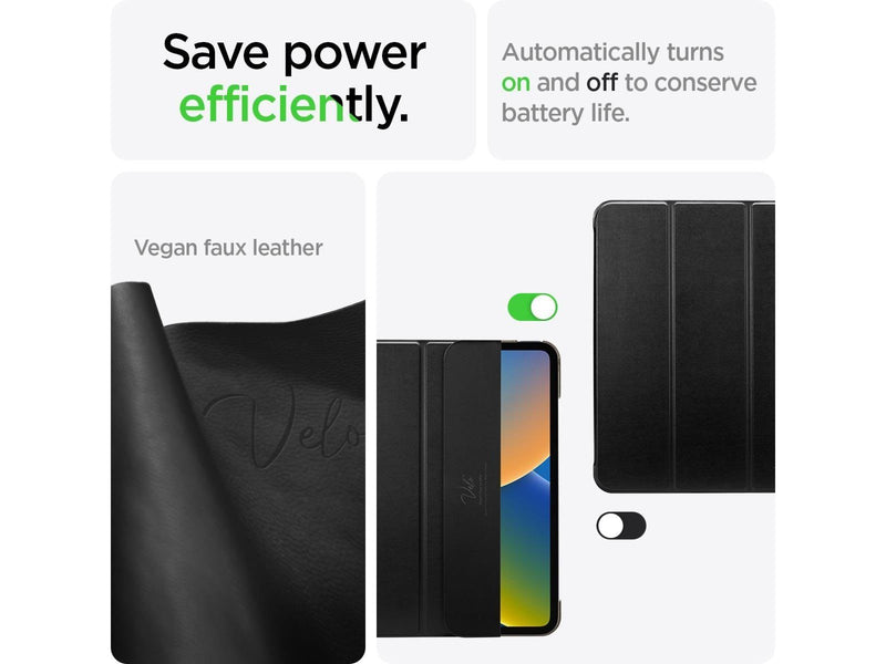 Spigen Smart Fold - Black - iPad 10.9" 2022/11" 2025