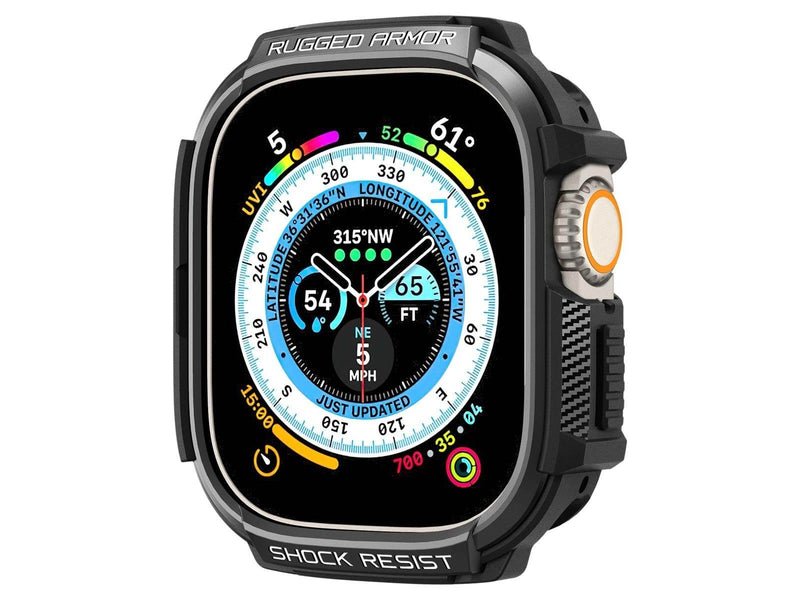 Spigen Rugged Armor - black - Apple Watch Ultra 2/Ultra 49mm