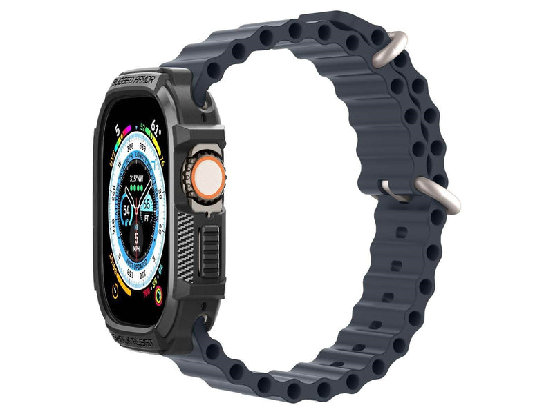 Spigen Rugged Armor - black - Apple Watch Ultra 2/Ultra 49mm