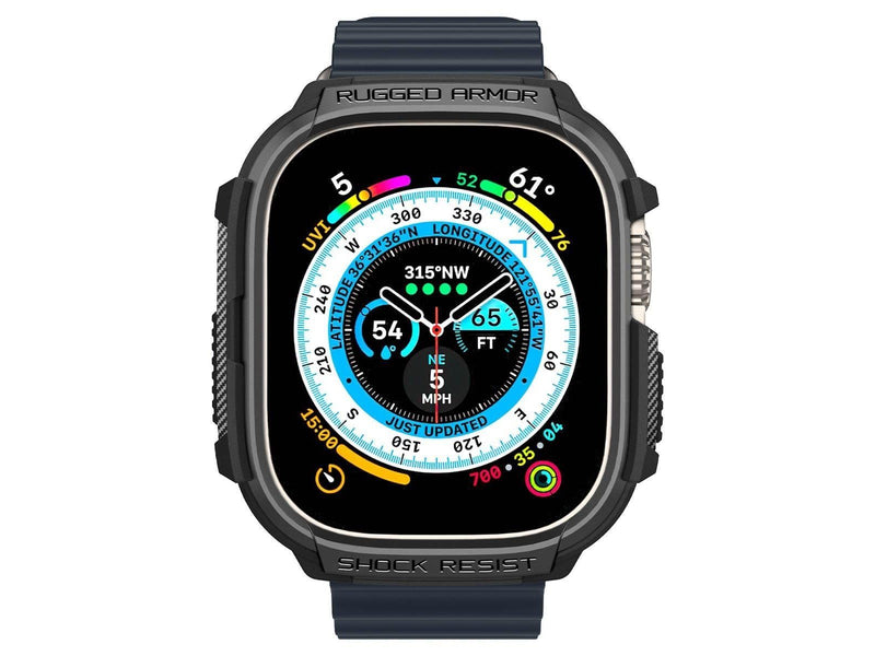 Spigen Rugged Armor - black - Apple Watch Ultra 2/Ultra 49mm