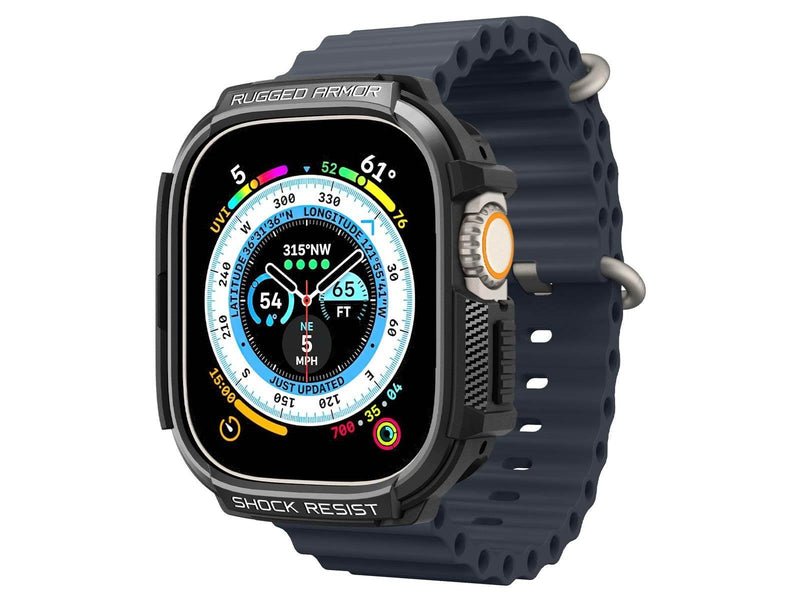 Spigen Rugged Armor - black - Apple Watch Ultra 2/Ultra 49mm