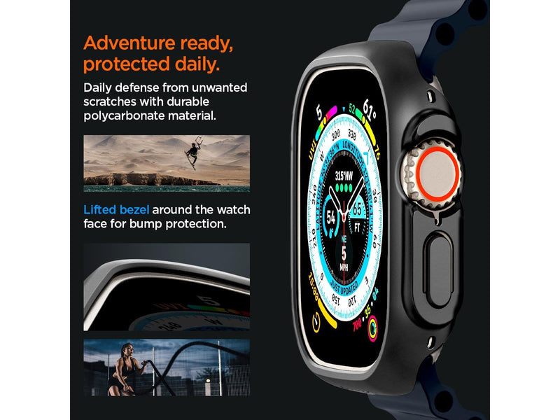 Spigen Thin Fit - black - Apple Watch Ultra 2/Ultra 49mm