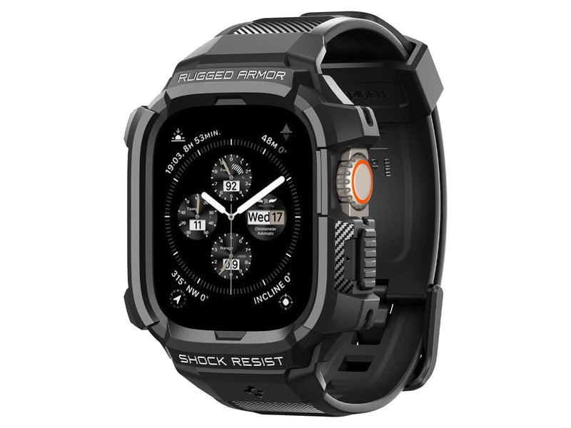 Spigen Rugged Armor Pro - black - Apple Watch Ultra 2/Ultra 49mm