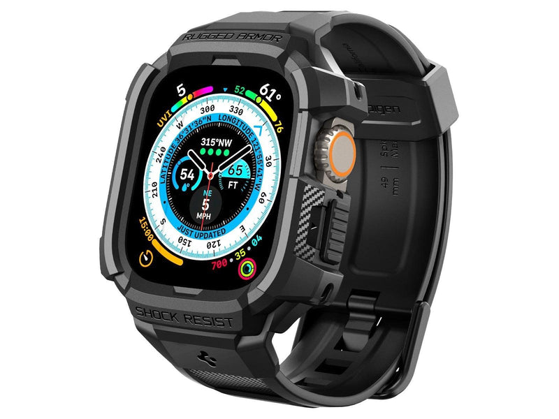Spigen Rugged Armor Pro - black - Apple Watch Ultra 2/Ultra 49mm
