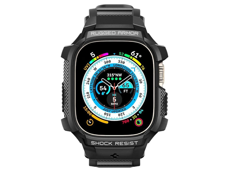 Spigen Rugged Armor Pro - black - Apple Watch Ultra 2/Ultra 49mm
