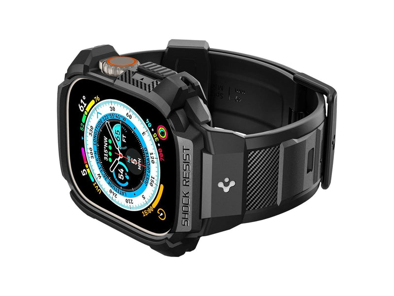 Spigen Rugged Armor Pro - black - Apple Watch Ultra 2/Ultra 49mm