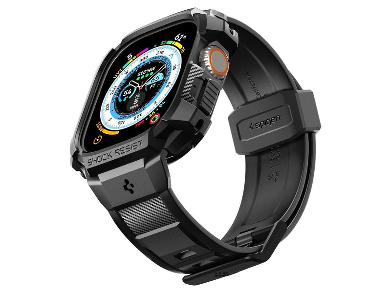 Spigen Rugged Armor Pro - black - Apple Watch Ultra 2/Ultra 49mm