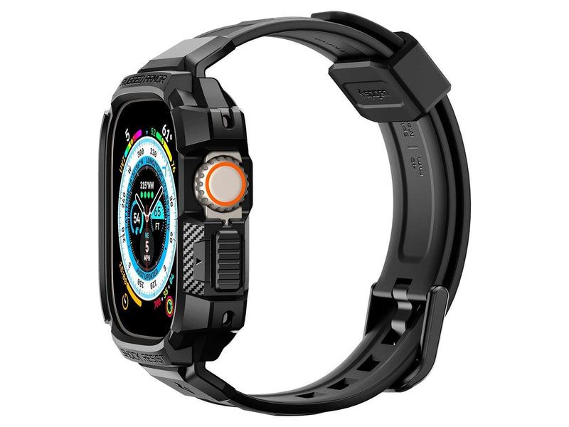 Spigen Rugged Armor Pro - black - Apple Watch Ultra 2/Ultra 49mm