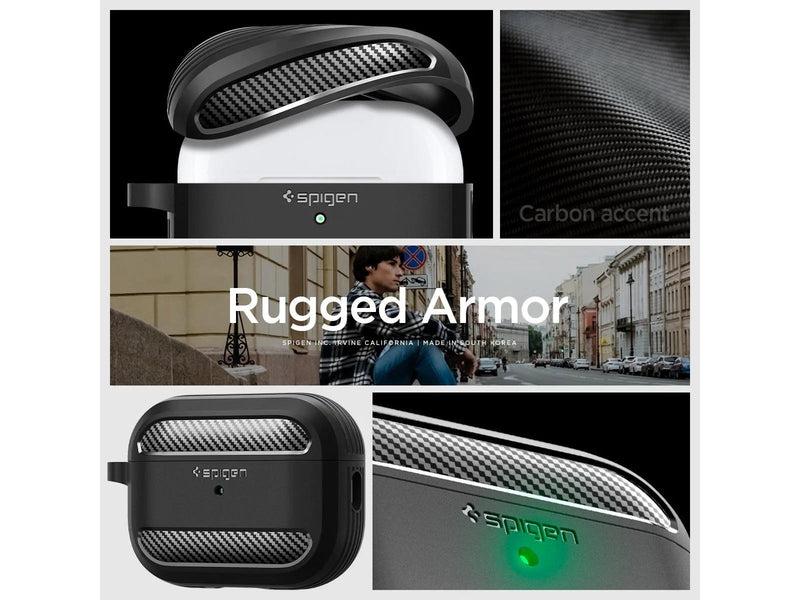 Spigen Rugged Armor - black - AirPods Pro 2