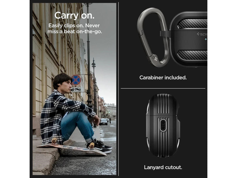 Spigen Rugged Armor - black - AirPods Pro 2