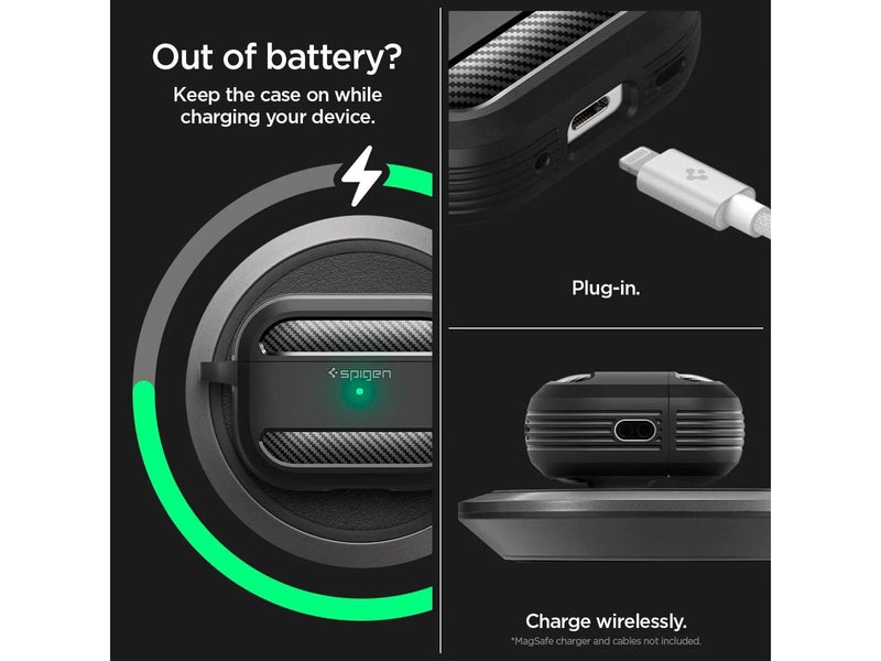 Spigen Rugged Armor - black - AirPods Pro 2
