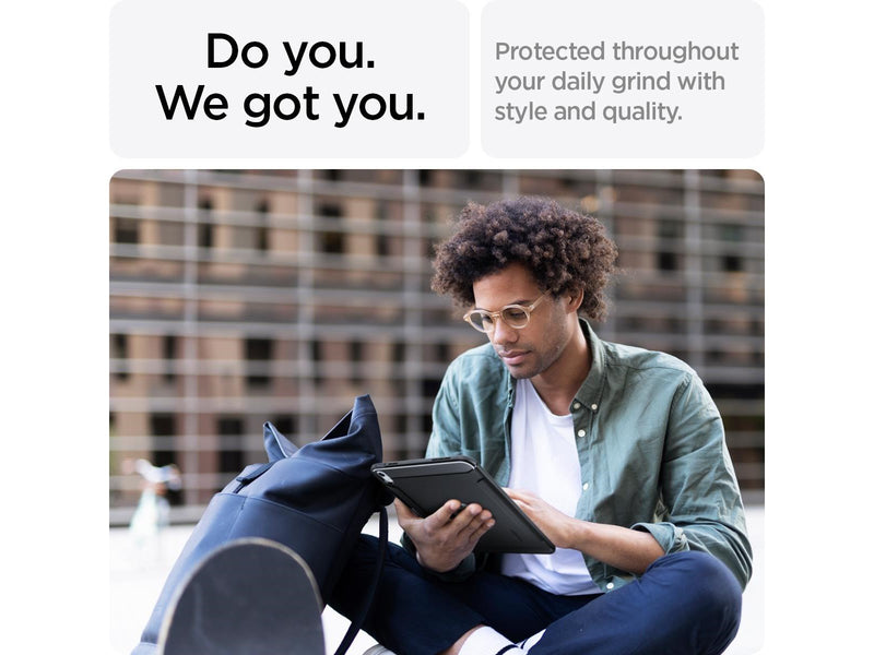 Spigen Rugged Armor - Black - iPad 10.9" 2022/11" 2025