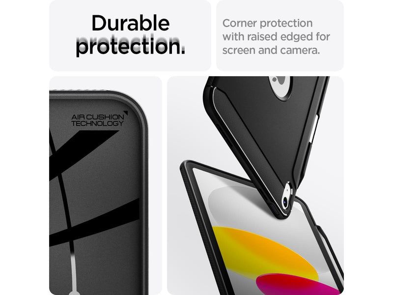 Spigen Rugged Armor - Black - iPad 10.9" 2022/11" 2025