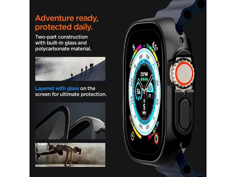 Spigen Thin Fit 360 - black - Apple Watch Ultra 2/Ultra 49mm