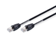 DIGITUS Outdoor Patch-Kabel RJ-45 (M) zu RJ-45 (M) 1m Kupfer S/FTP Cat 6 schwarz