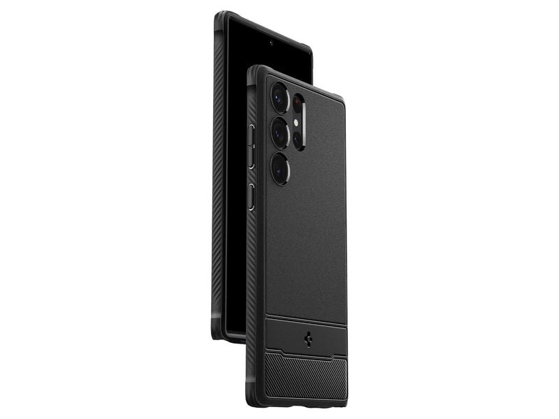 Spigen Rugged Armor - black - Samsung Galaxy S23 Ultra