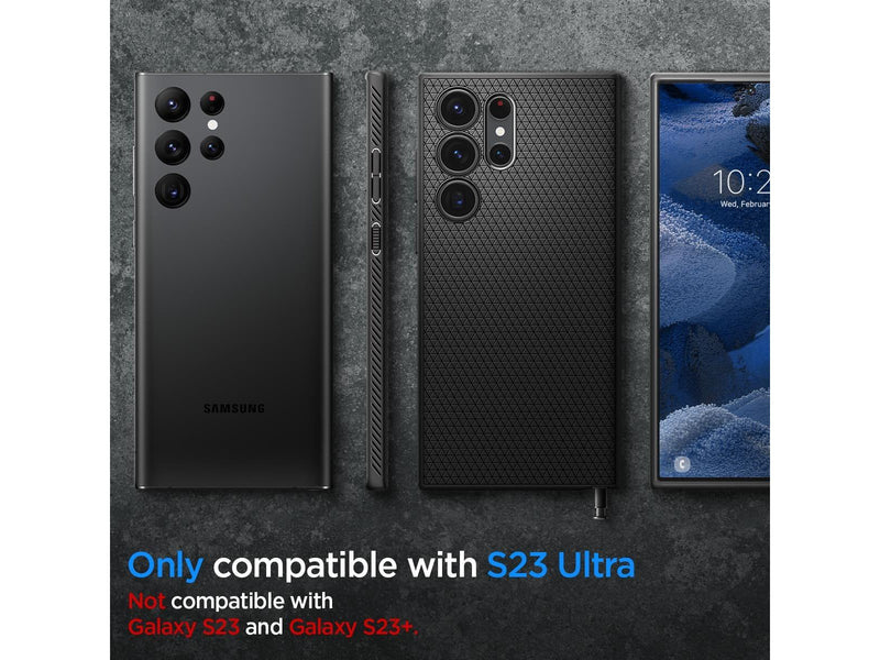 Spigen Liquid Air - black - Samsung Galaxy S23 Ultra