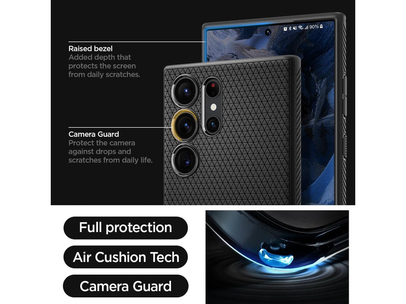 Spigen Liquid Air - black - Samsung Galaxy S23 Ultra