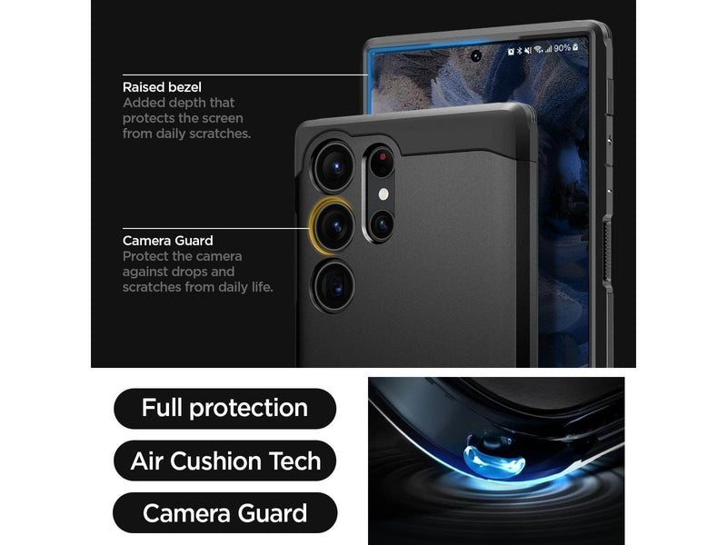 Spigen Tough Armor - black - Samsung Galaxy S23 Ultra