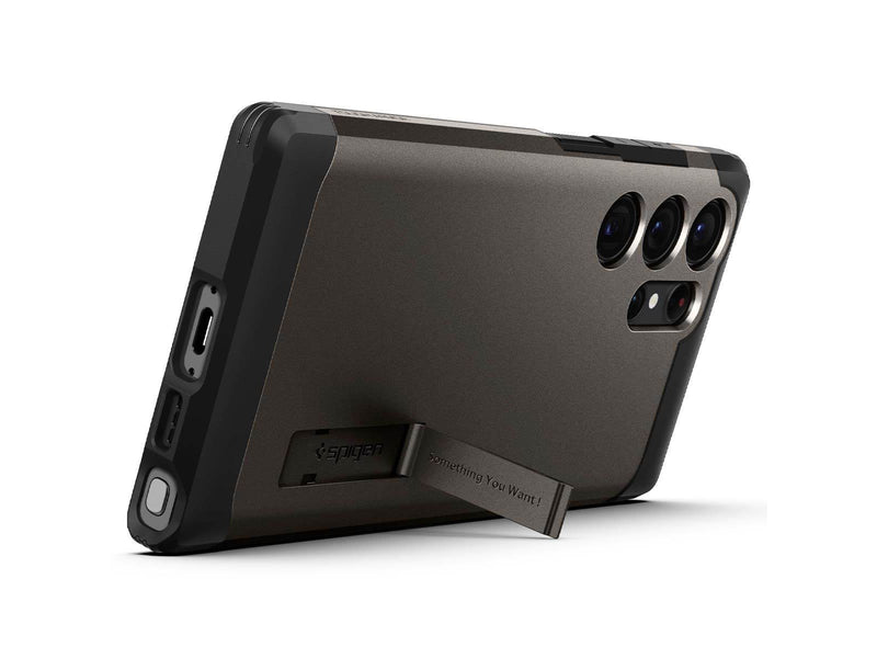 Spigen Tough Armor - gunmetal - Samsung Galaxy S23 Ultra