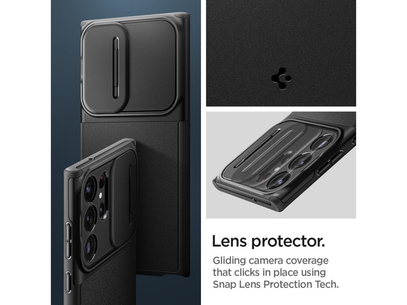 Spigen Optik Armor - black - Samsung Galaxy S23 Ultra