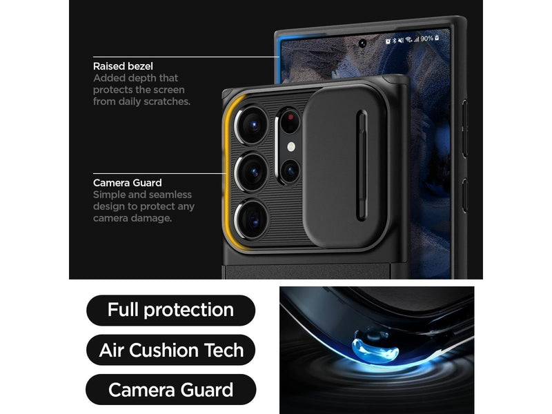 Spigen Optik Armor - black - Samsung Galaxy S23 Ultra