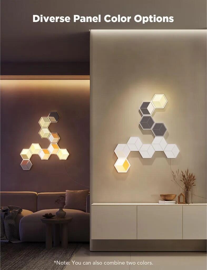 Govee - RGBIC Glide Hexa Light Panels Ultra - 7 Stück
