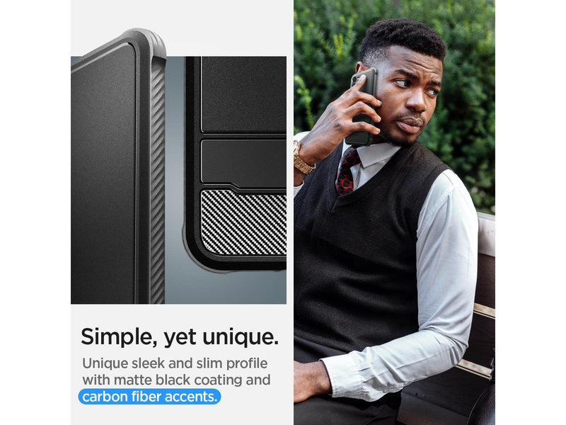 Spigen Rugged Armor - black - Samsung Galaxy S23