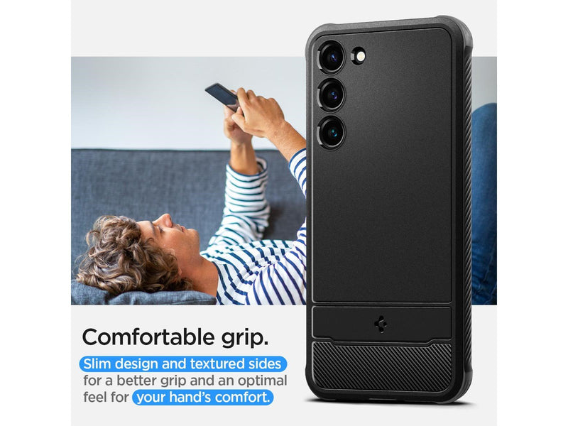 Spigen Rugged Armor - black - Samsung Galaxy S23